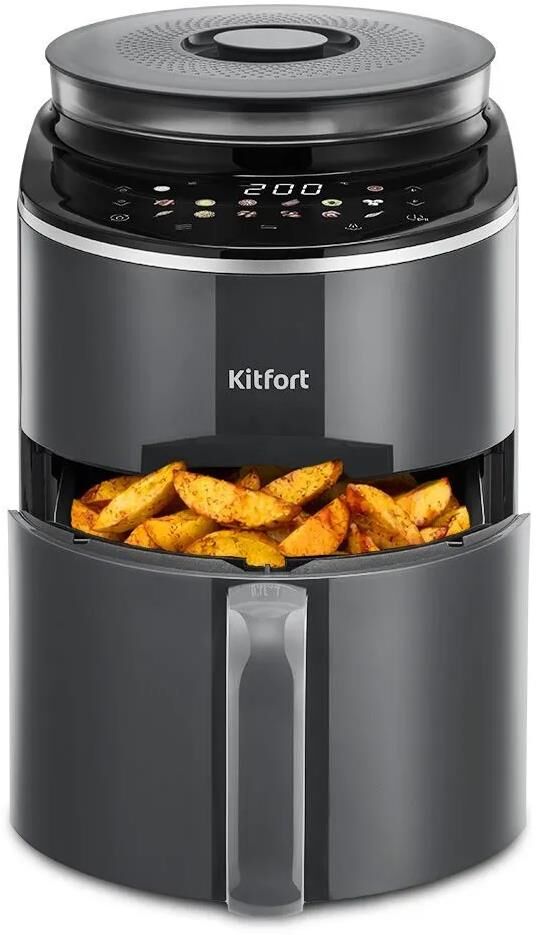 Аэрогриль KITFORT КТ-8155 4.5л 1500Вт серый