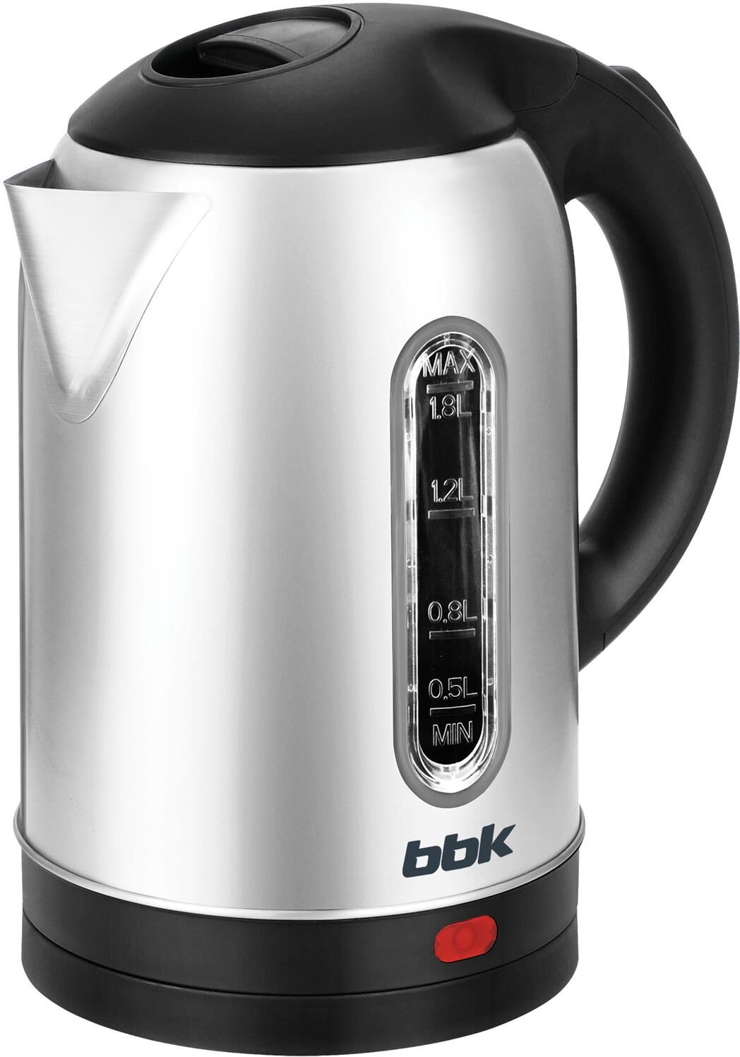 Чайник электрический BBK EK1815S черный/нержавеющая сталь