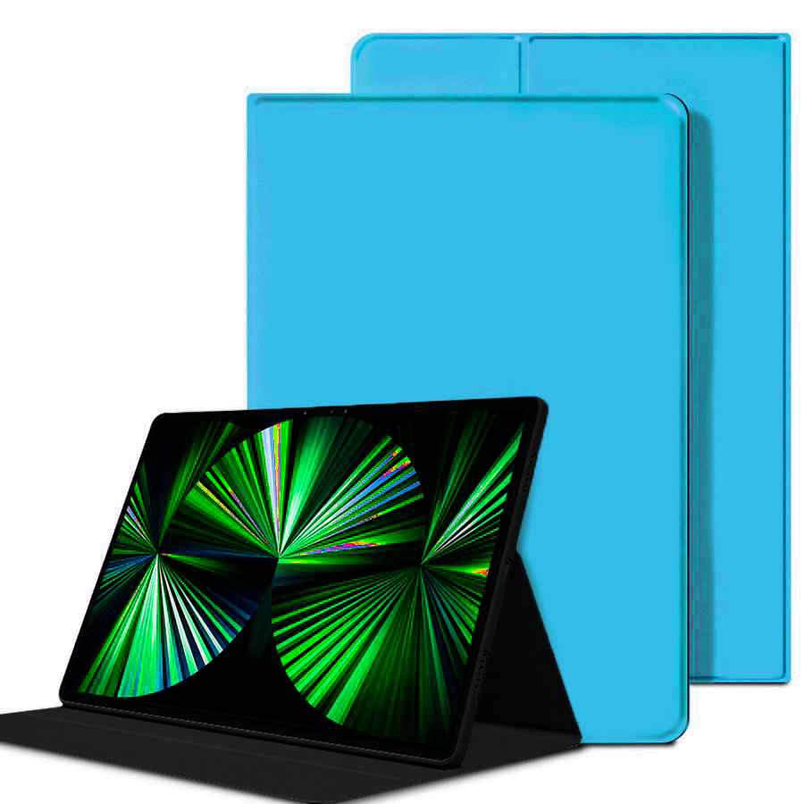 Чехол-книга на силиконовой основе для планшета Xiaomi Pad 7/7 Pro/8/8 Pro/Pad 11.2 голубой