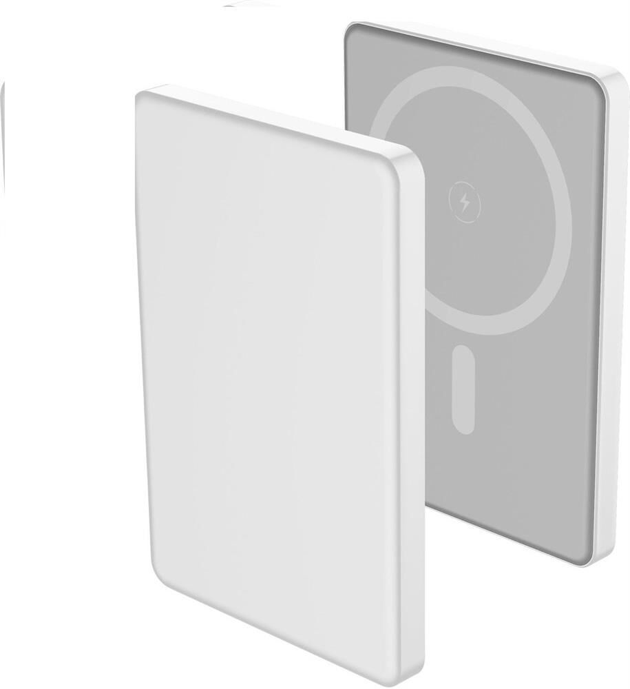 Внешний АКБ AKSBERRY (6900291910016) E501 с MagSafe 5000 mAh, серебристый