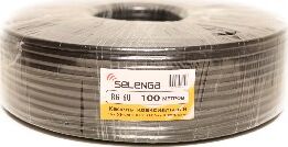 Коаксиальный кабель SELENGA RG6 PE 100 м. ВВ2140