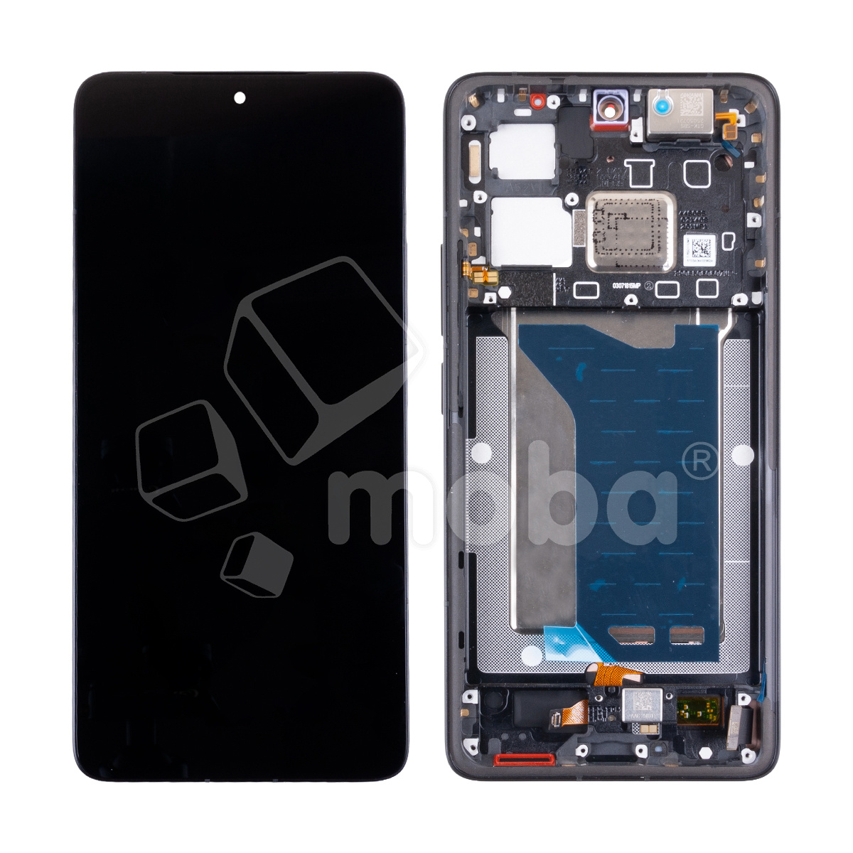 Дисплей для Xiaomi Poco F7 Ultra (24122RKC7G) модуль с рамкой Черный - OR (SP)