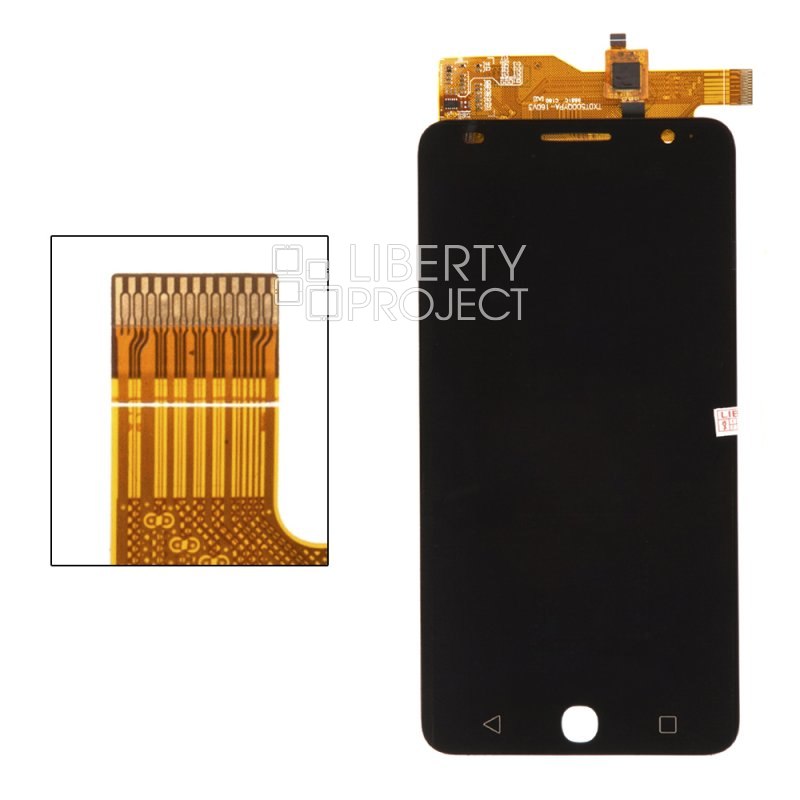 LCD дисплей для Alcatel OT5022D в сборе с тачскрином (черный)