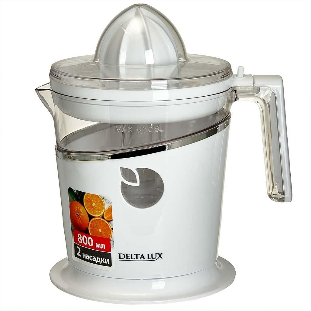 Соковыжималка цитрус DELTA LUX DE-2401 white