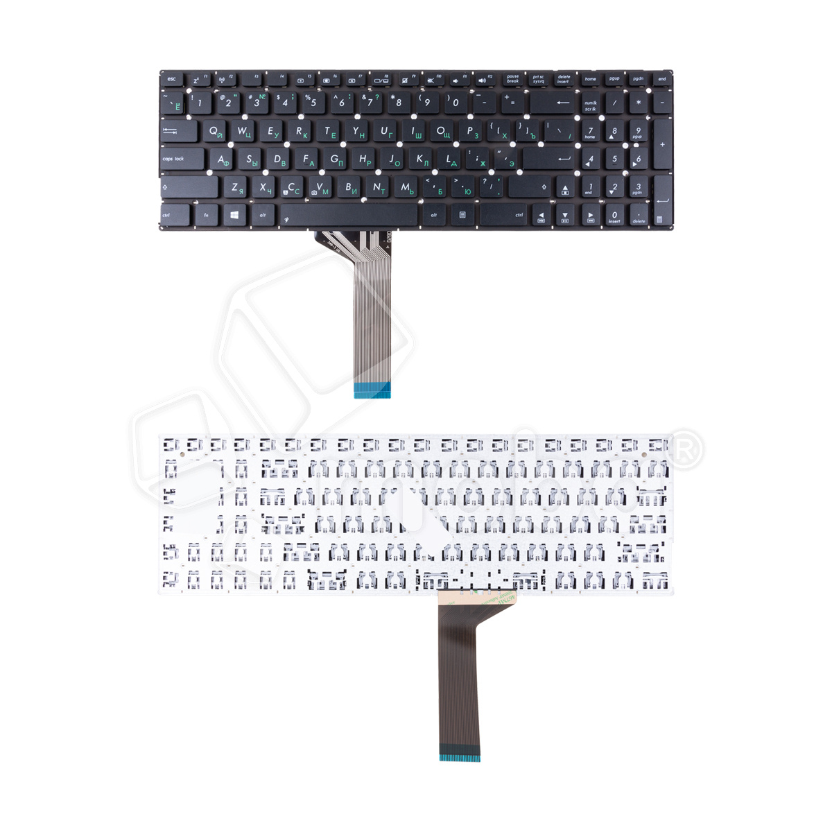 Клавиатура для ноутбука Asus X555L/X551C/X551MA/A551C/A555/D550/S500CA/S550/TP550/R554L/R556L/K555/X553/X553M/X553MA/X553S/X553SA Черный