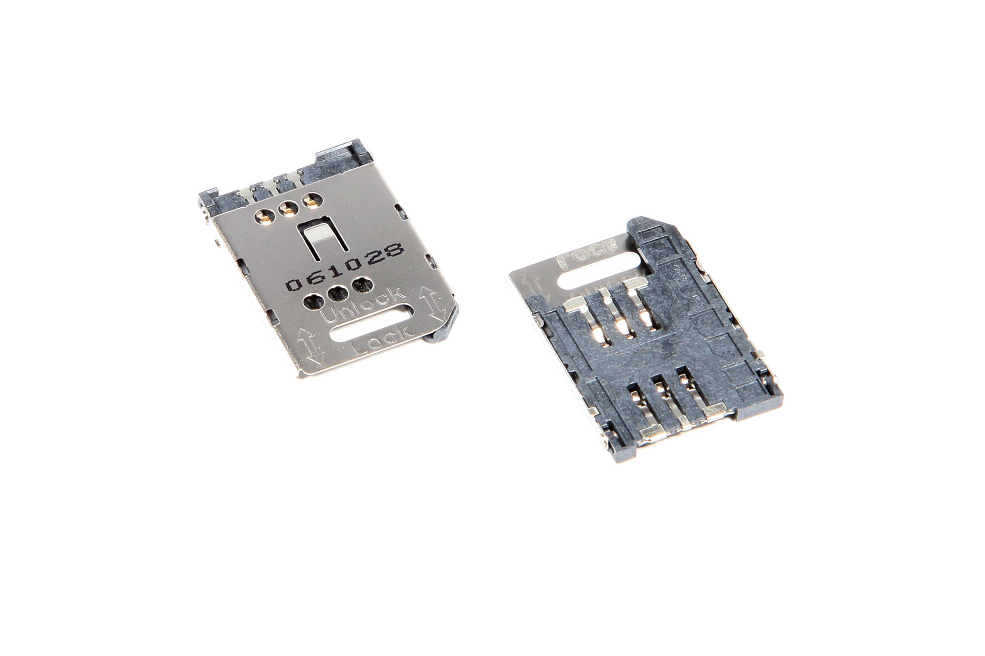 Коннектор SIM-карты (сим), mmc коннектор для Blackberry Blackberry 8300/8310/8320/8330 (S77)