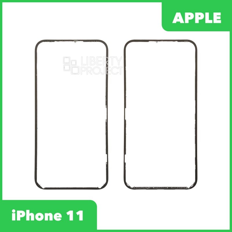 Рамка дисплея для iPhone 11 (черный), оригинал