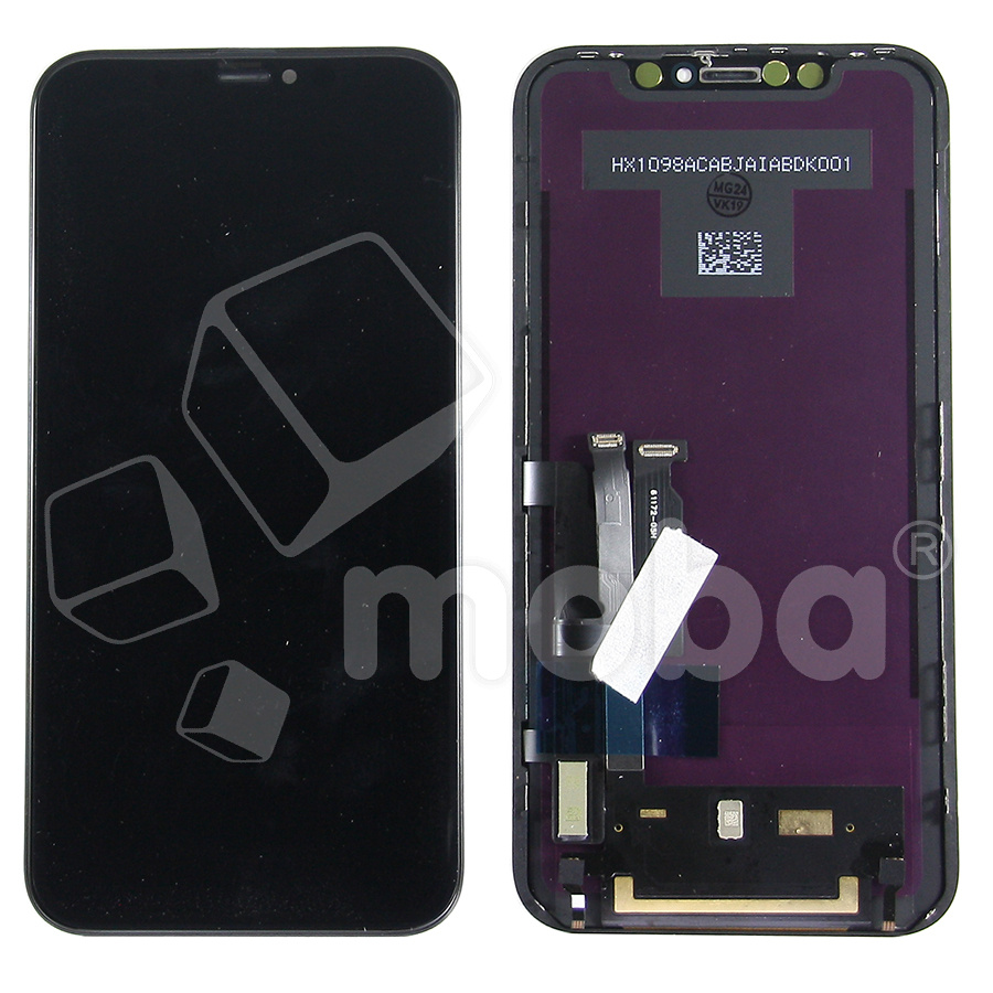 Дисплей для iPhone Xr (A2105) в сборе с тачскрином Черный - Оптима