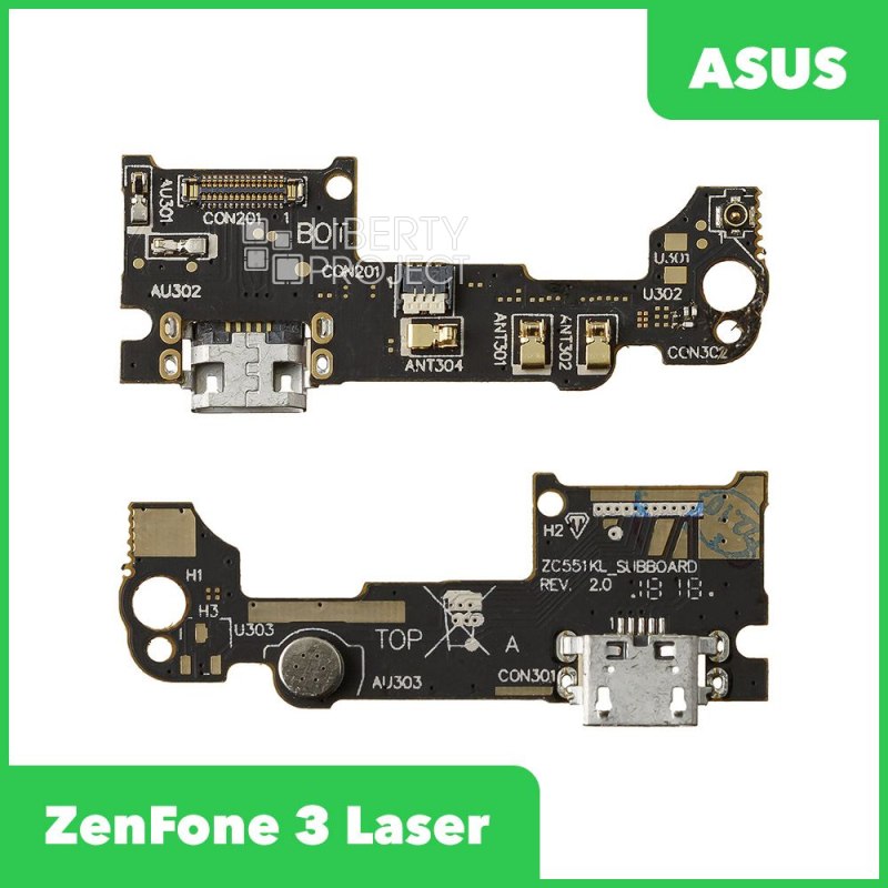 Шлейф/FLC Asus ZC551KL (ZenFone 3 Laser) на системный разъём/микрофон