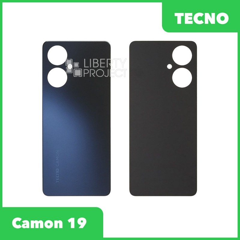 Задняя крышка для Tecno Camon 19 (черный)