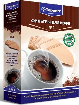 TOPPERR 3014 Бумажные одноразовые фильтры