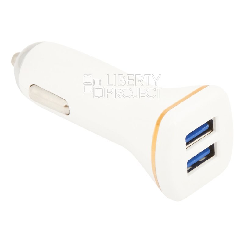 АЗУ "LDNIO" 2 USB 2.1А + кабель Apple Lightning 8-pin DL-219 (белое/коробка)