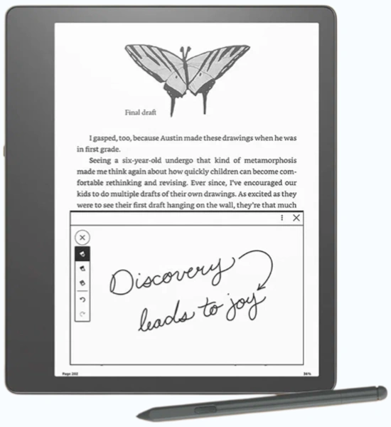 Amazon kindle scribe 10.2" 16Gb Premium Pen Tungsten Grey (без рекламы)