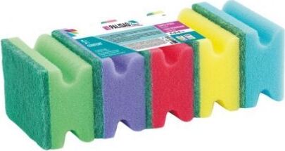 PALISAD Губки для посуды профильные COMFORT, 87X65X40 мм, 5 шт.923575