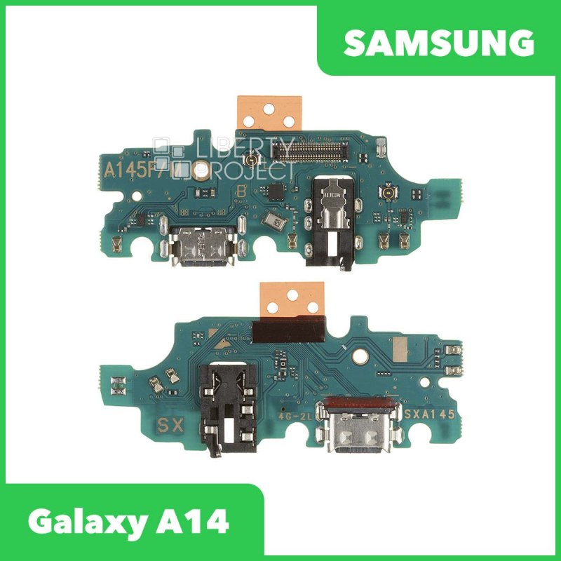 Шлейф/FLC Samsung Galaxy A14 SM-A145 на системный разъём/микрофон