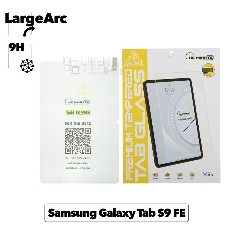 Защитное стекло "One Minute" для Samsung Galaxy Tab S9 FE Tempered Glass 0,33 мм 9H (ударопрочное)