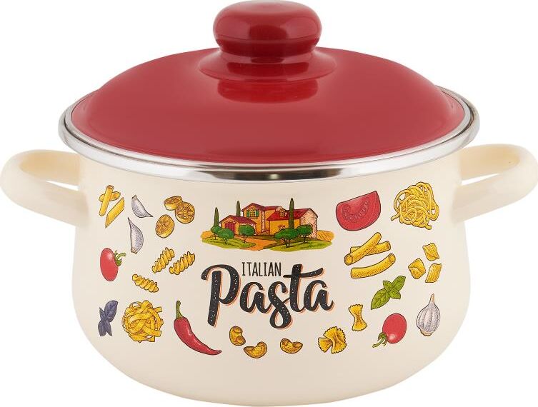 Кастрюля APPETITE 1с45я Pasta ITALIAN эмал конич 2,0л