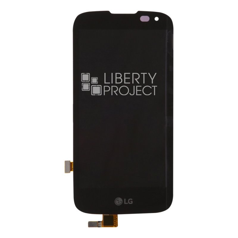 LCD дисплей для LG K3 (K100DS) в сборе с тачскрином (черный)