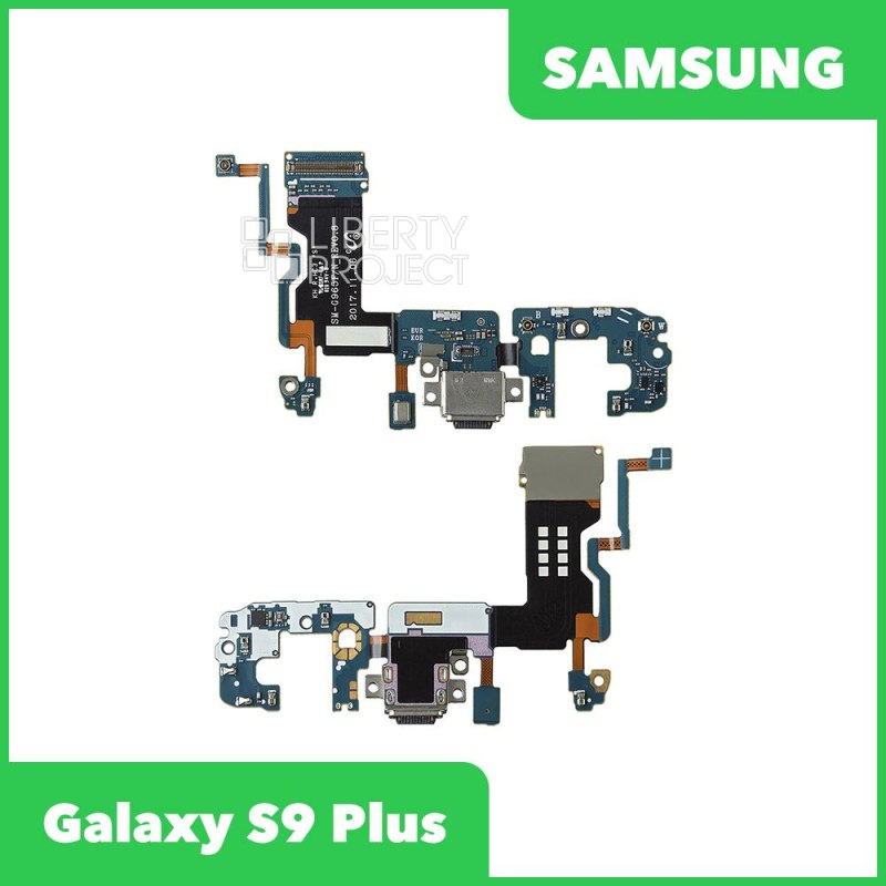 Шлейф/FLC Samsung Galaxy S9 Plus SM-G965 на системный разъём/микрофон