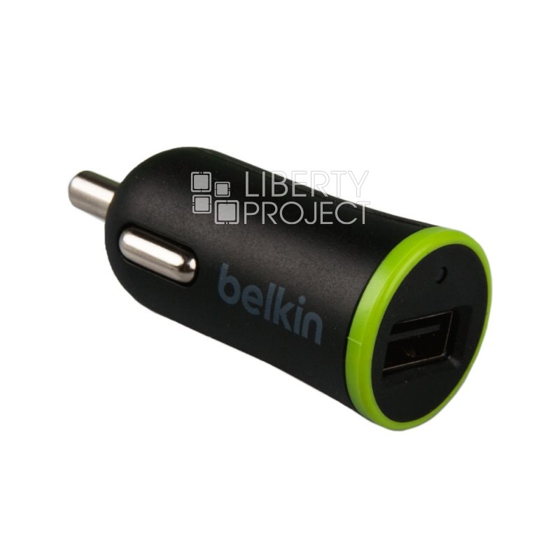 АЗУ "Belkin" 2.1A USB выходом + USB кабель Micro USB (F8J090bt04-BLK) (черный/коробка)