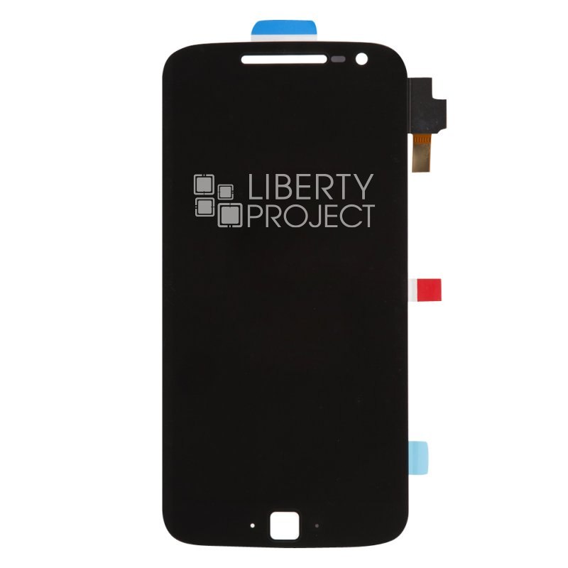 LCD дисплей для Motorola Moto G4 Plus с тачскрином (черный)