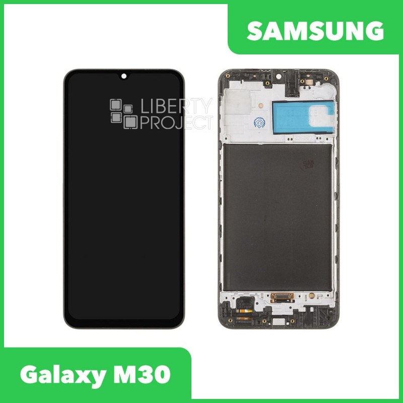 LCD дисплей для Samsung Galaxy M30 SM-M305 в сборе в рамке incell (черный)