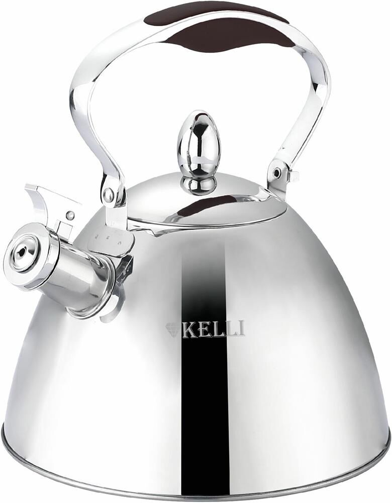 Чайник KELLI KL-4343 3л металл, ручка черная