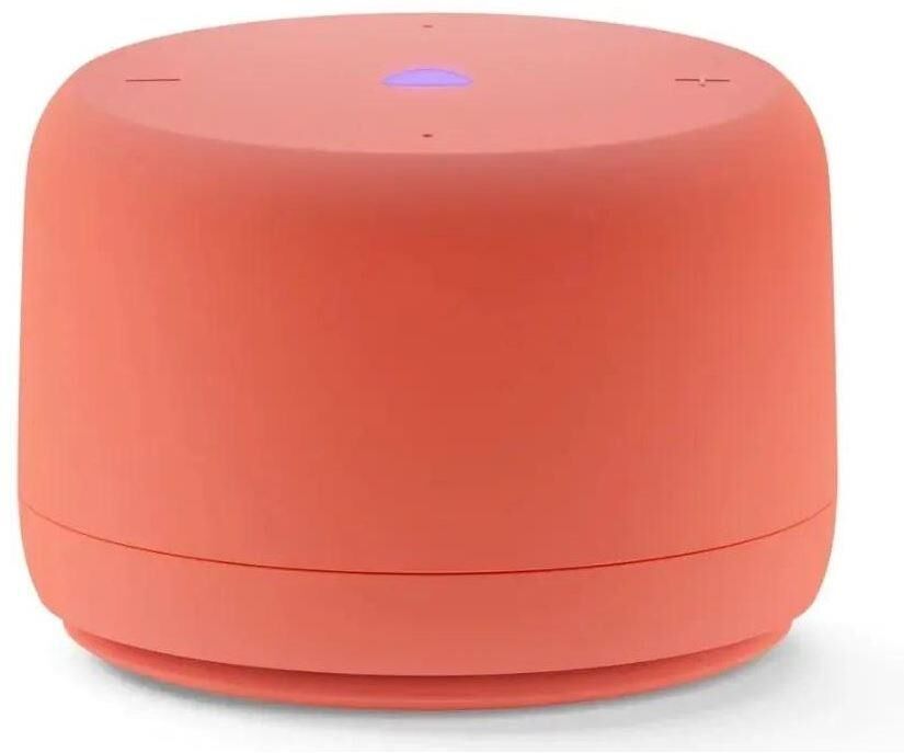 Колонка ЯНДЕКС YNDX-00028ORG Лайт 2 без часов Алиса coral 6W 1.0 BT/Wi-Fi 10м