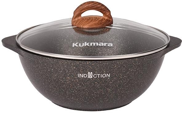 Казан KUKMARA кгои37а а/пр литой 3,5л д/плова стекл/кр Granit ultra original индукция
