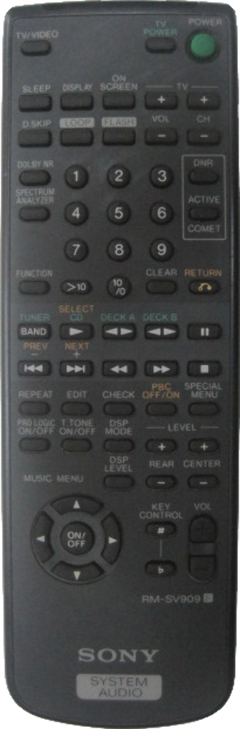Пульт Sony RM-SV909 для музыкального центра Sony