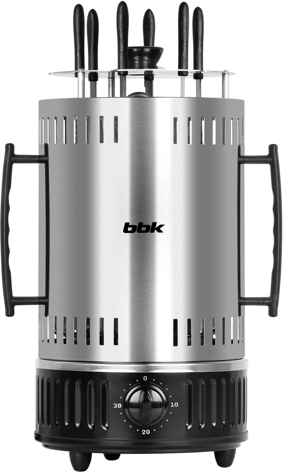 Электрошашлычница BBK BBQ603T н.сталь/черный