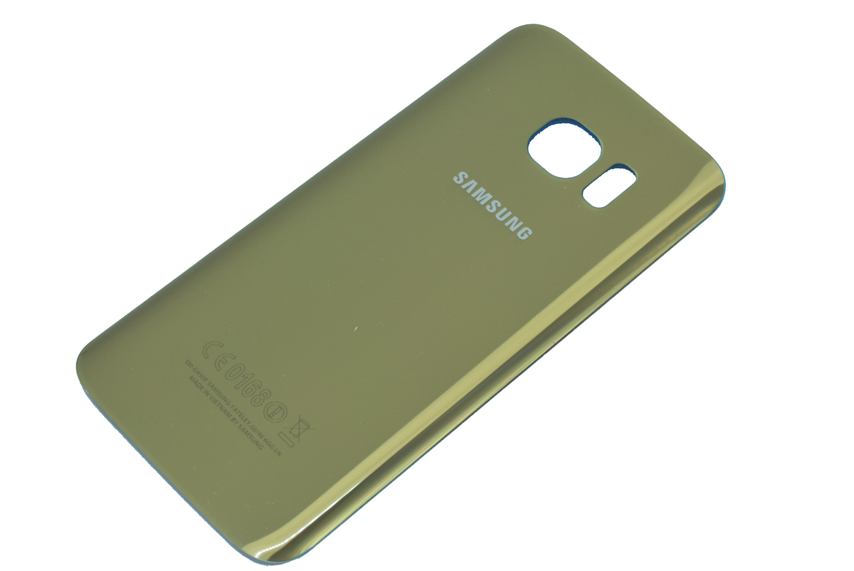 Задняя крышка для Samsung Galaxy S7 SM-G930 золотой снятый ORIG