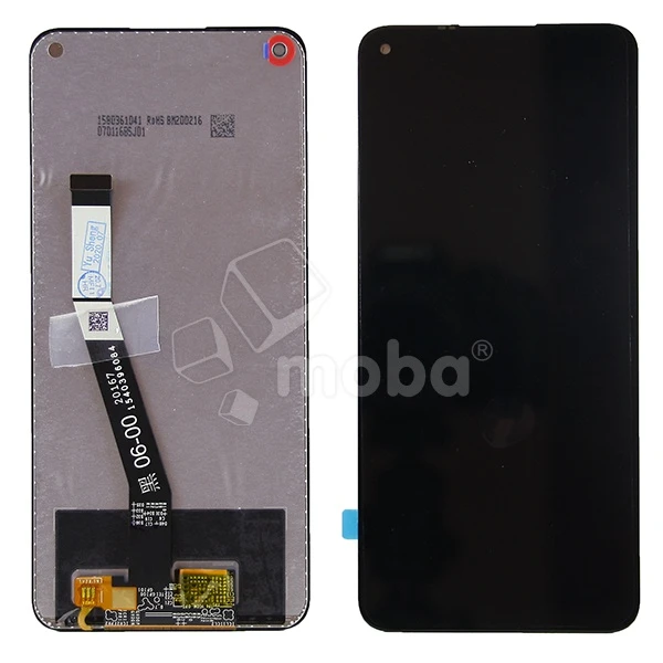 Дисплей для Xiaomi Redmi Note 9 (M2003J15SC/M2003J15SG) в сборе с тачскрином Черный - Оптима
