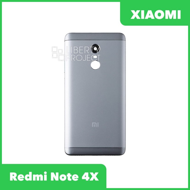 Задняя крышка для Xiaomi Redmi Note 4X (серебро)