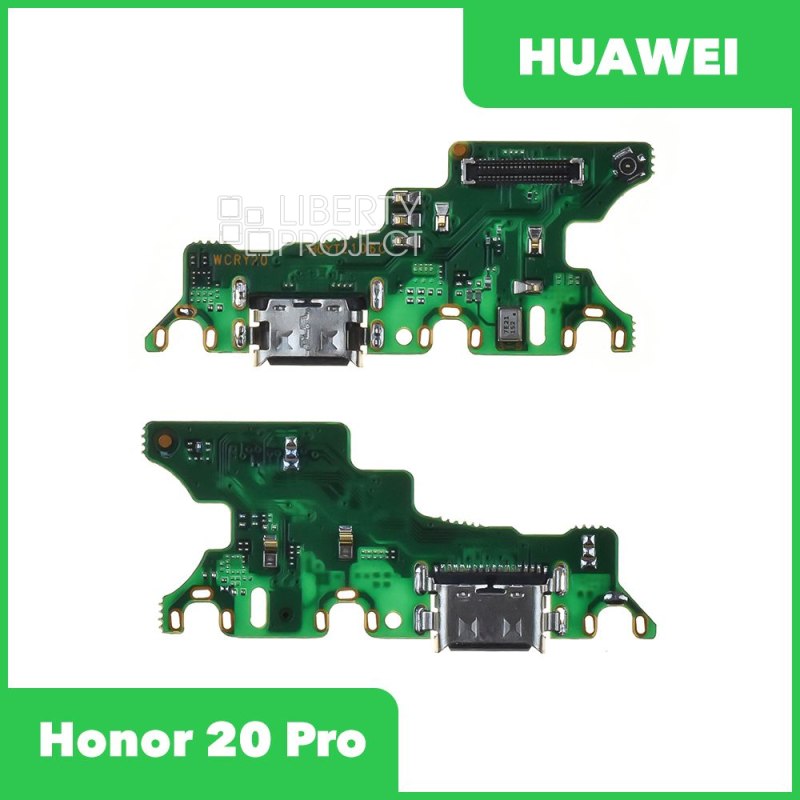 Шлейф/FLC Huawei Honor 20/20 Pro/Nova 5T (YAL-L21/YAL-L41/Yale-L71A) сис разъём/гарнитура/микрофон