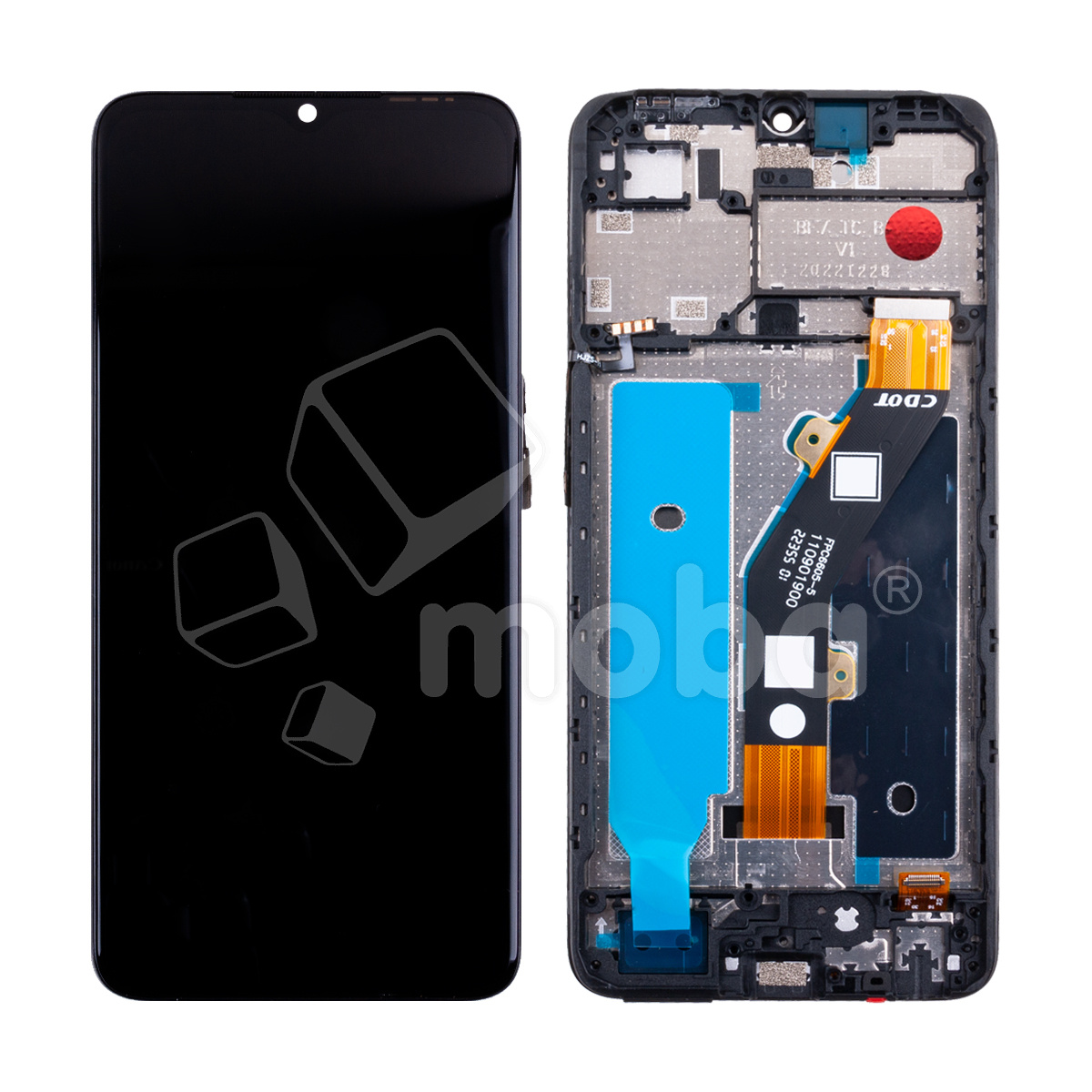 Дисплей для Tecno Spark Go 2023 (BF7) модуль с рамкой Черный - OR (HD+, 300 Кд/м2, 60 Гц)