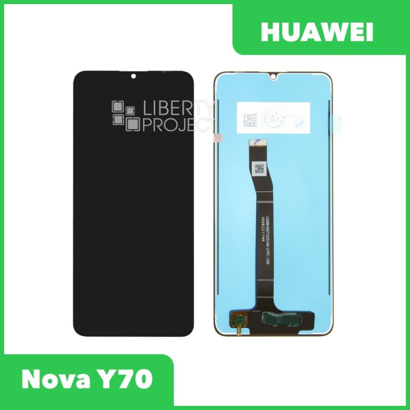 LCD дисплей для Huawei Nova Y70/Y70 Plus/Y71/Enjoy 50 (MGA-LX9N) с тачскрином (черный) OR LCD