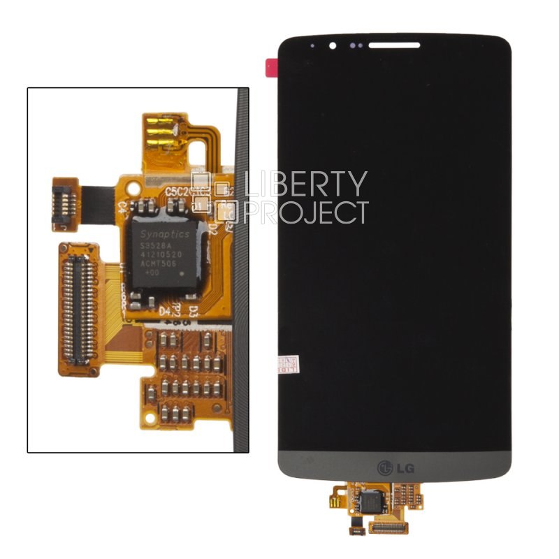 LCD дисплей для LG G3 D855 в сборе с тачскрином, 1-я категория