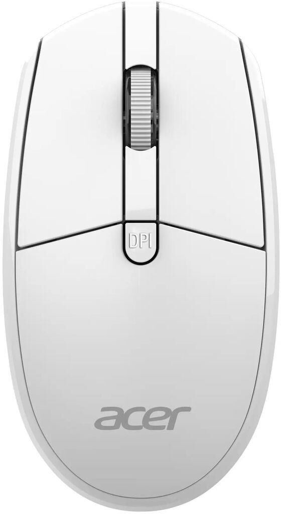 ACER Мышь OMR408 белый оптическая 1600dpi беспров. USB для ноутбука 4but (ZL.MCEEE.02Y)