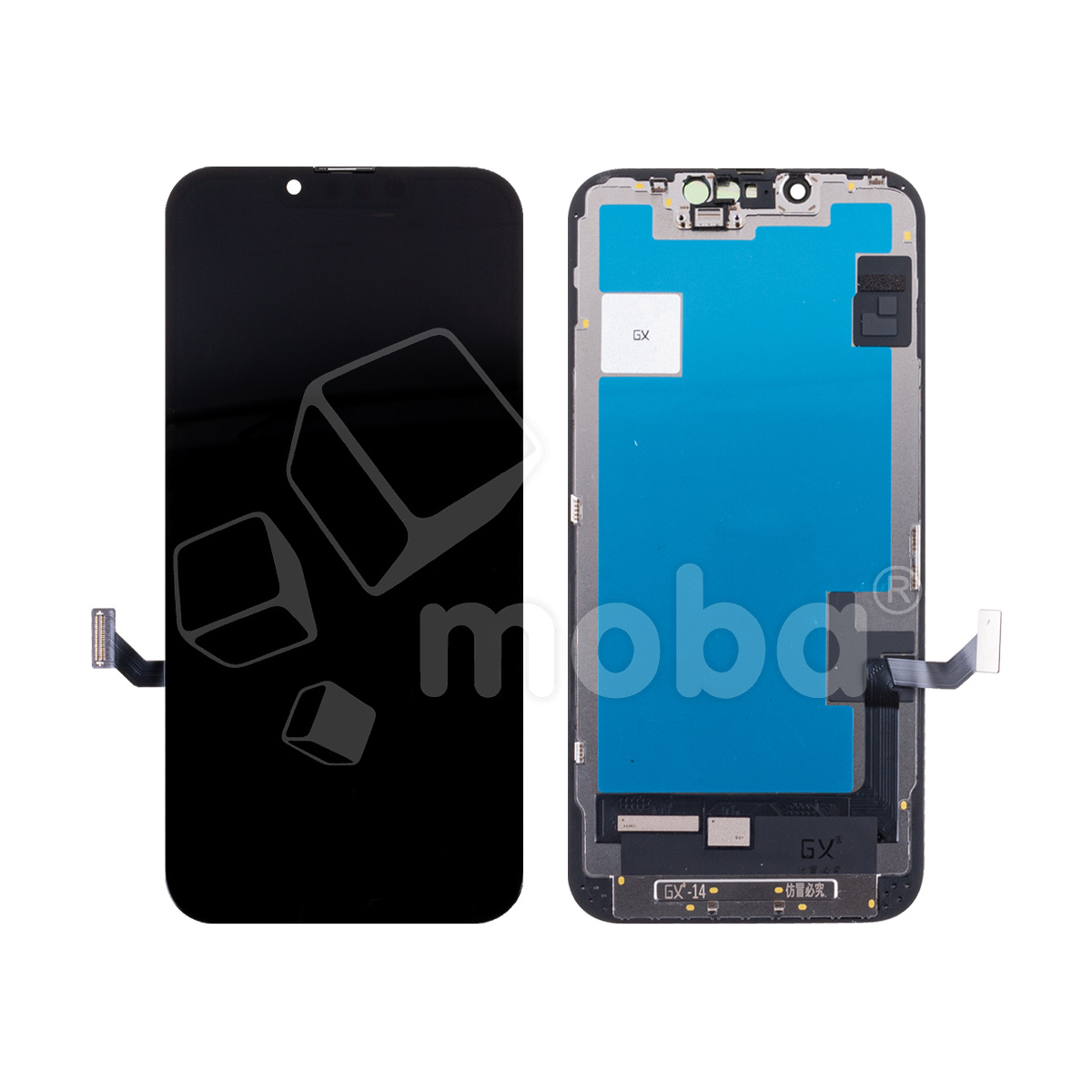 Дисплей для iPhone 14 (A2883) в сборе с тачскрином Черный - GX (Hard OLED)