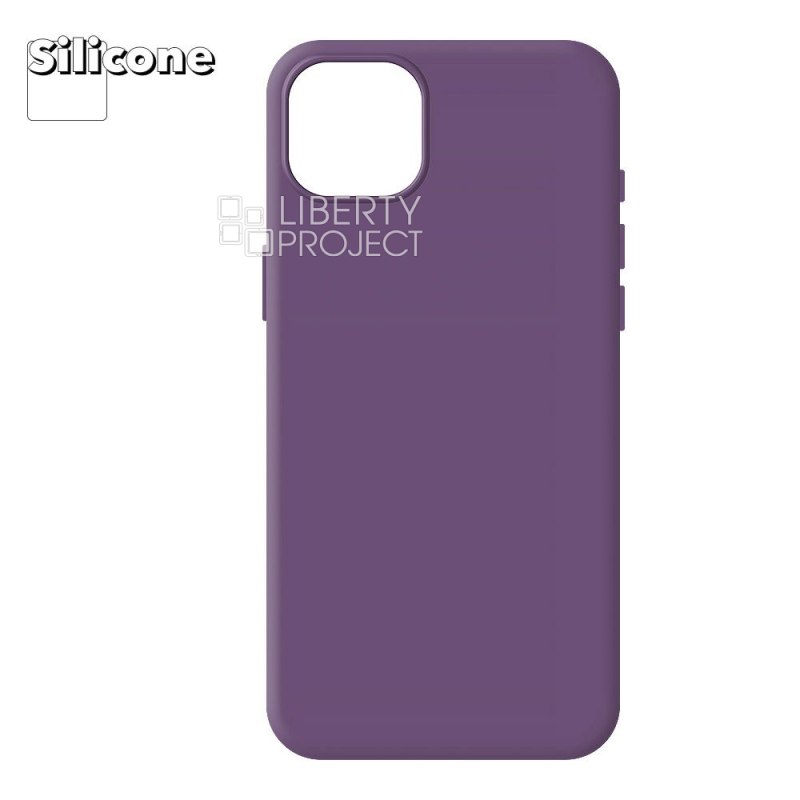 Силиконовый чехол для iPhone 14 Plus "Silicone Case" (Iris)