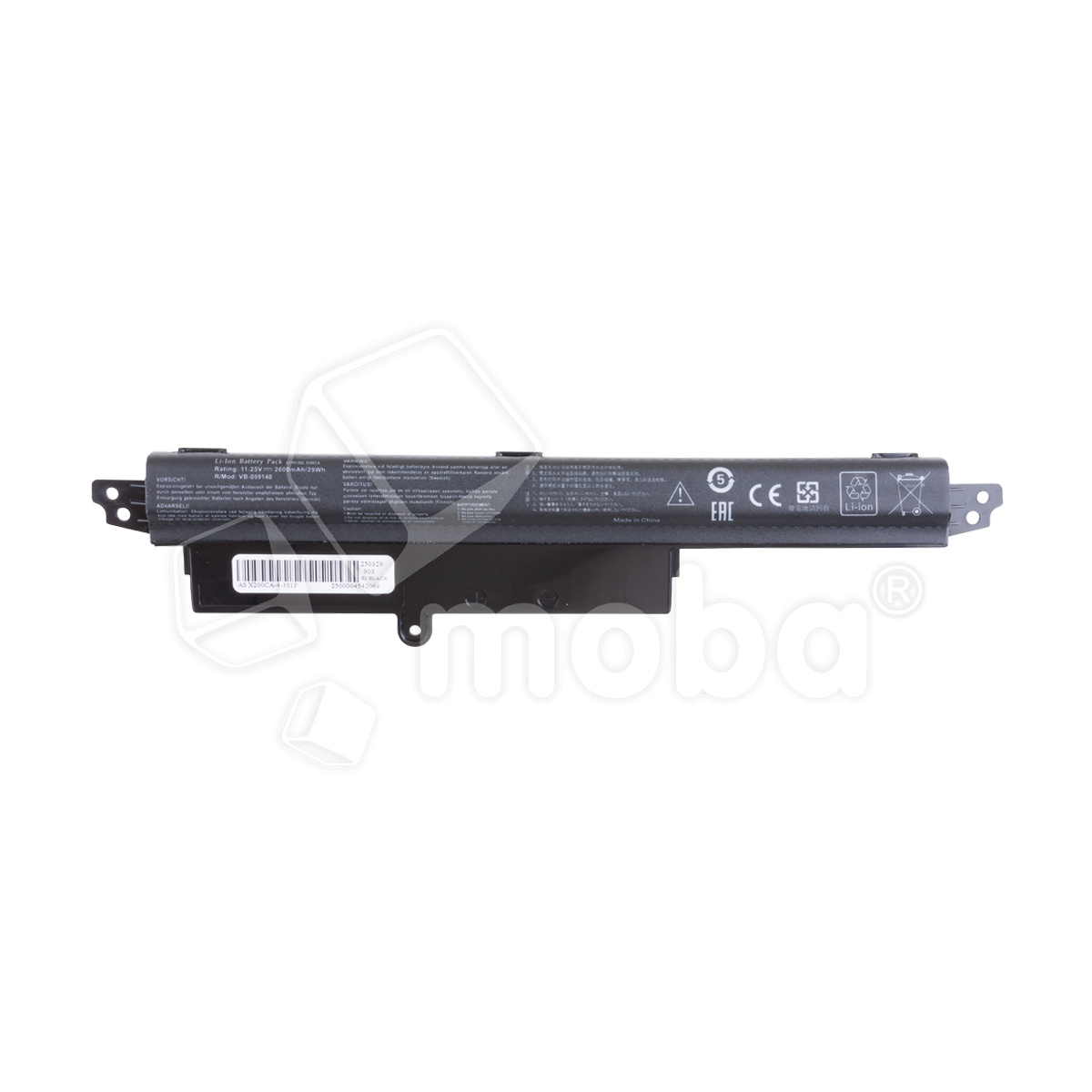 Аккумуляторная батарея для ноутбука Asus VivoBook X200CA, X200LA, X200MA, F200CA (A31N1302) 2600 mAh