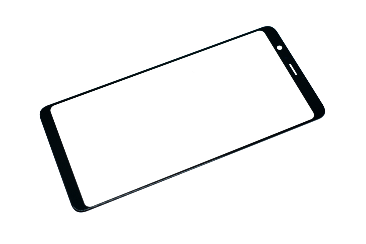 Стекло для переклейки Samsung Galaxy A9 (2018) SM-A920 с OCA пленкой черный