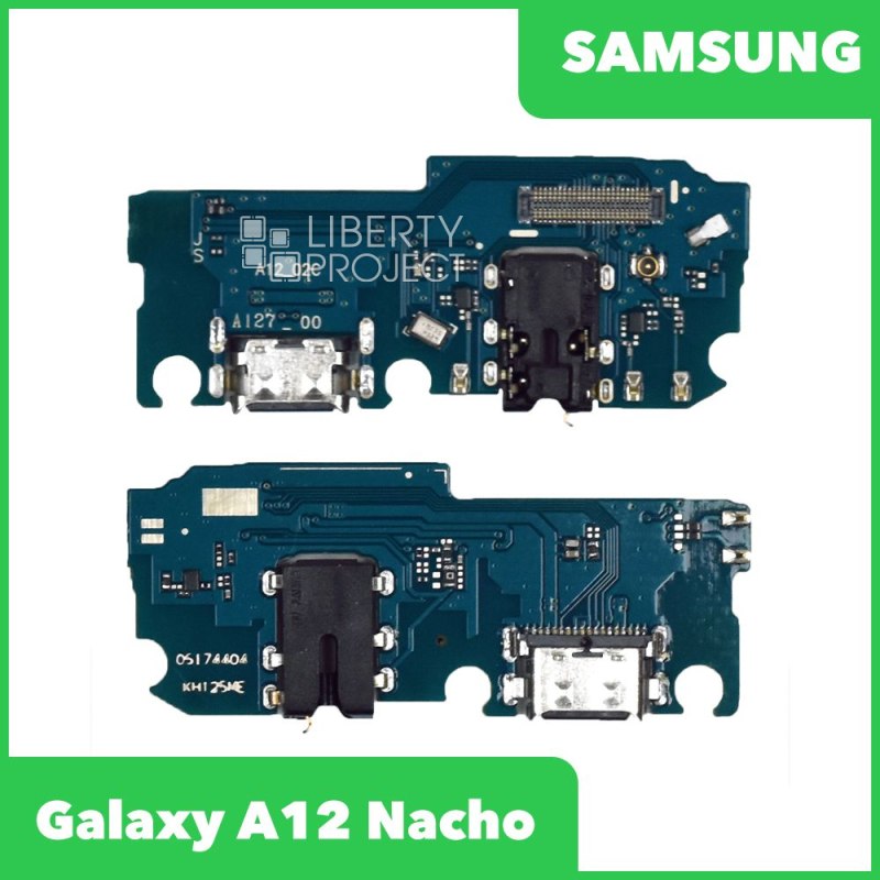 Шлейф/FLC Samsung Galaxy A12 Nacho SM-A127 на системный разъём/разъём гарнитуры/микрофон