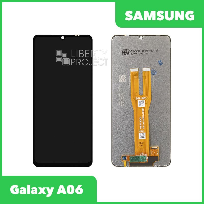 LCD дисплей для Samsung Galaxy A06 SM-A065 в сборе Incell (черный)