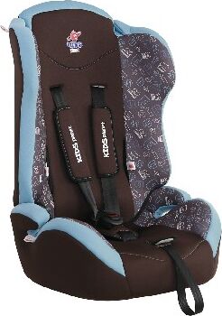 Автокресло детское SIGER KRES2542 SG517 шоколадные буквы, серия Kids Planet "Meteor", гр.I/II/III, 9-36 кг, 1-12 лет