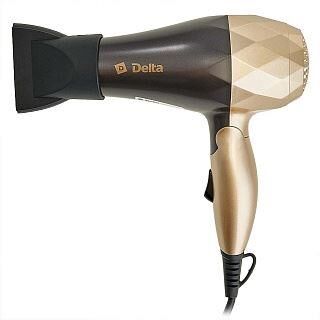Фен DELTA DL-0909 коричневый с золотым