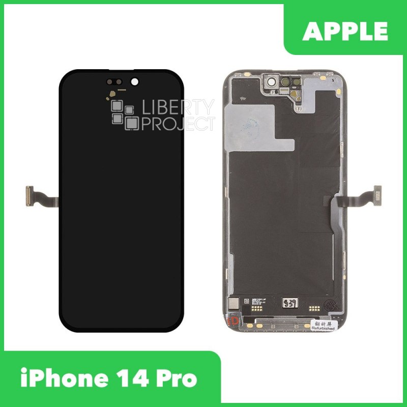 LCD дисплей для Apple iPhone 14 Pro (черный) с тачскрином original (change glass) без ошибки