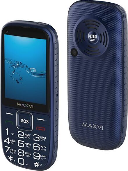 Телефон мобильный MAXVI B9 Blue (2 SIM)