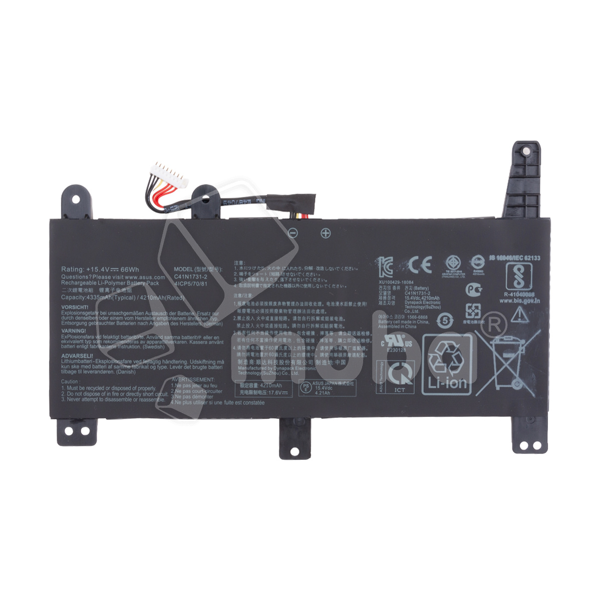 Аккумуляторная батарея для ноутбука Asus ROG Strix G G731GV, Scar III G731GW, Strix G G731GV, G731GT (C41N1731-2) 4210 mAh